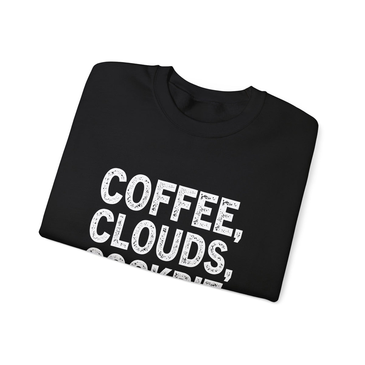 Coffee Clouds Cockpit  Crewneck Sweatshirt - Travel Inspiring Cozy Apparel