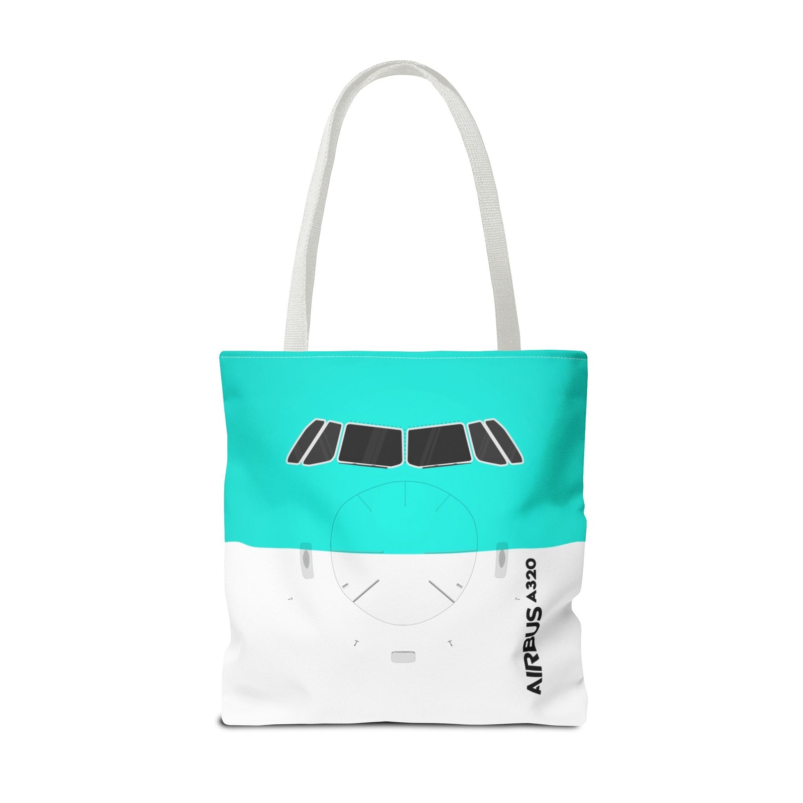 A320 Tote Bag — Printed Green Travel Tote