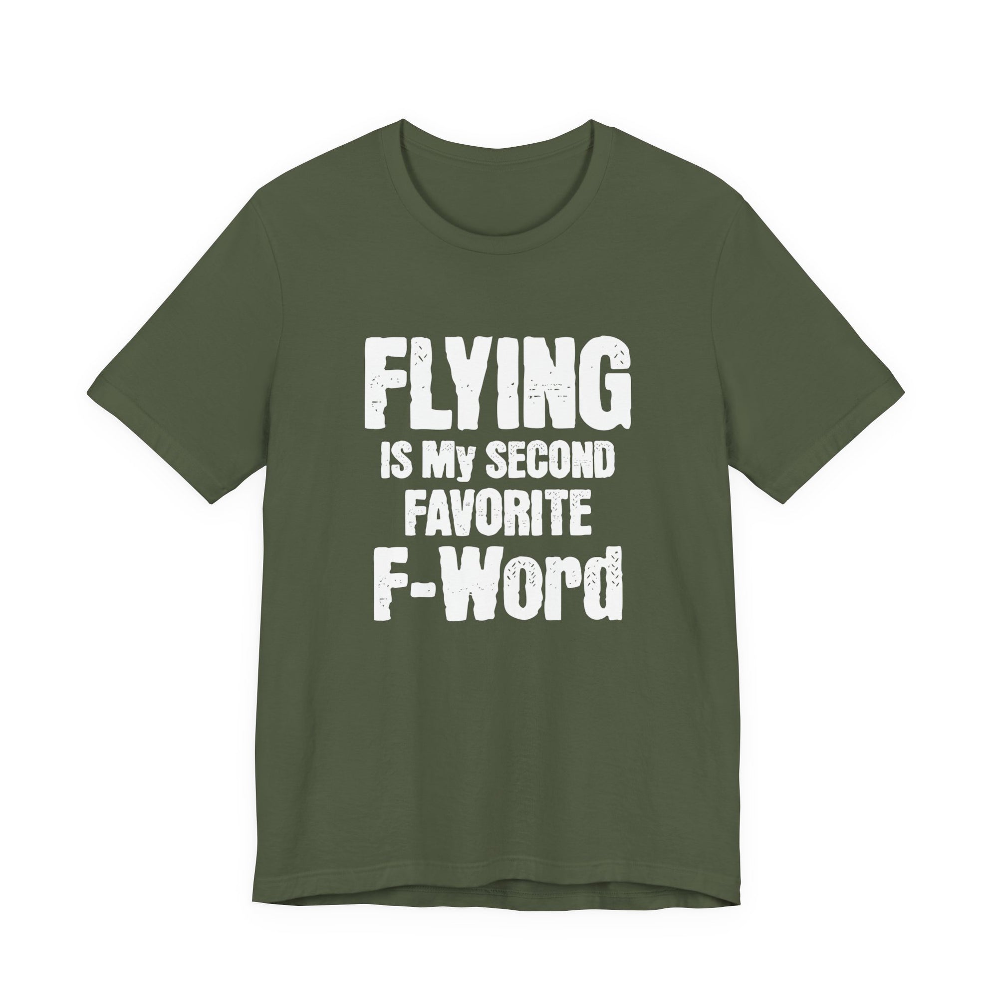 Flying Is My Second Favorite F-Word  Unisex Jersey Tee - Perfect for Aviation Enthusiasts