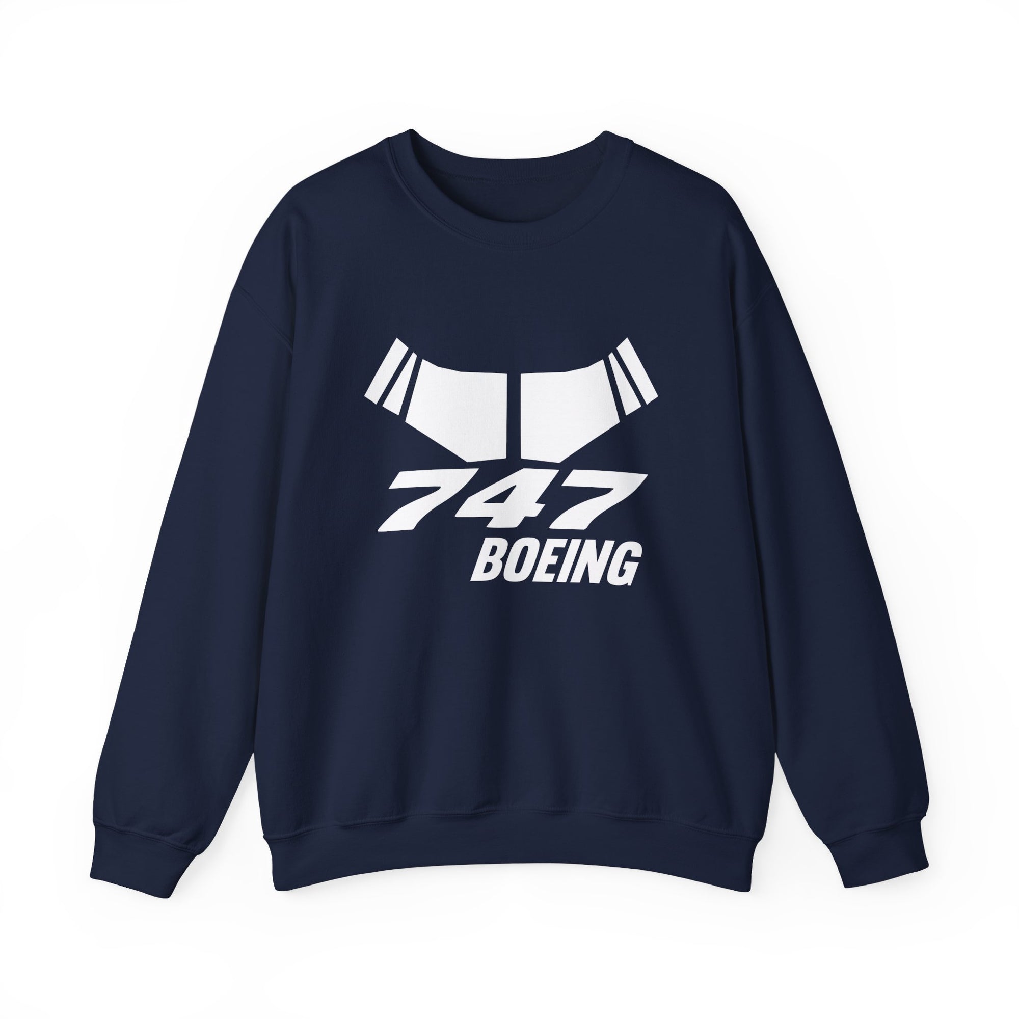 Boeing 747 Windshield Crewneck Sweatshirt - Travel Inspiring Cozy Apparel