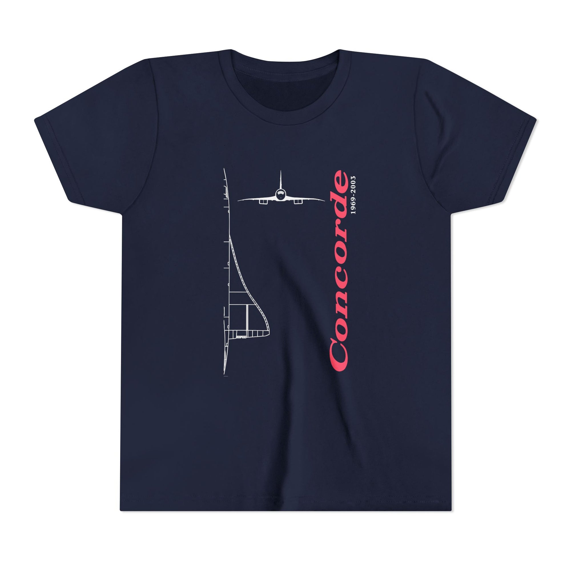 Concorde 1969 to 2003 - Unisex Youth Short Sleeve Tee