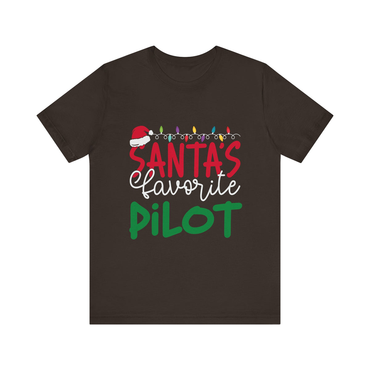 Santa’s favourite pilot Unisex Jersey Tee - Perfect for Aviation Enthusiasts