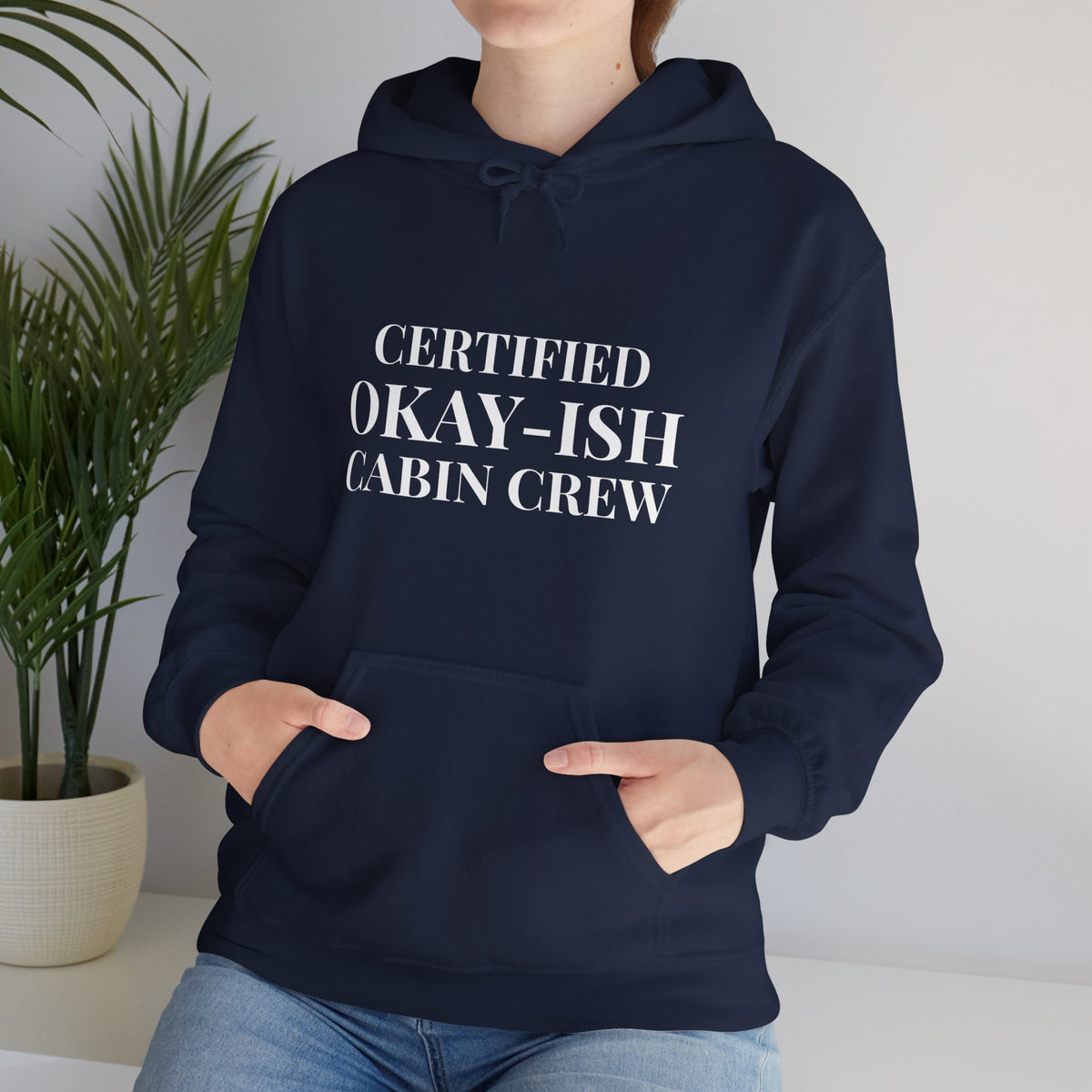 Certified Okay-ish Cabin Crew - Pullover Hoodie