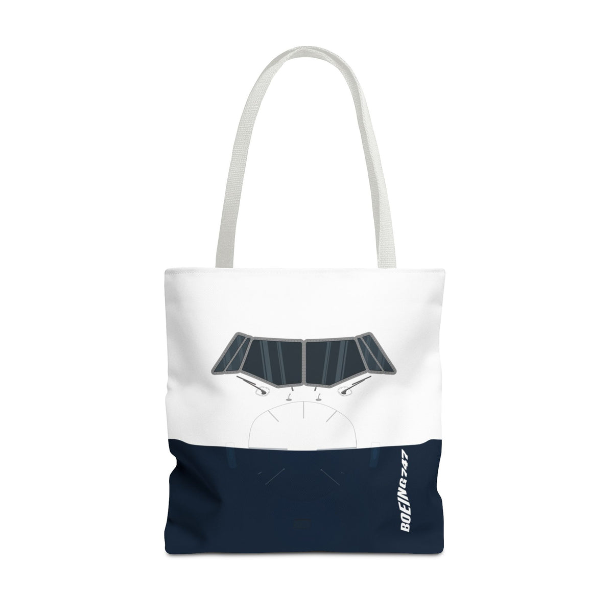 747 Tote Bag — Printed Green Travel Tote