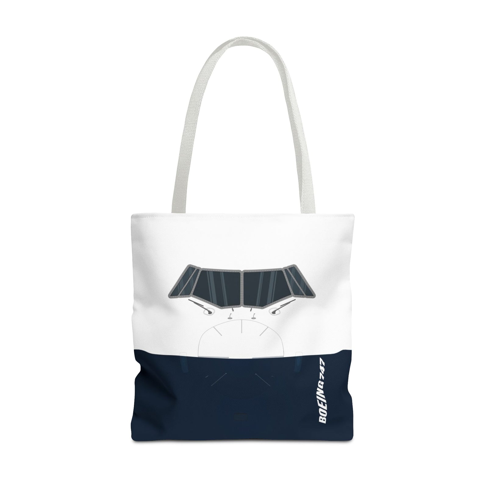 747 Tote Bag — Printed Green Travel Tote