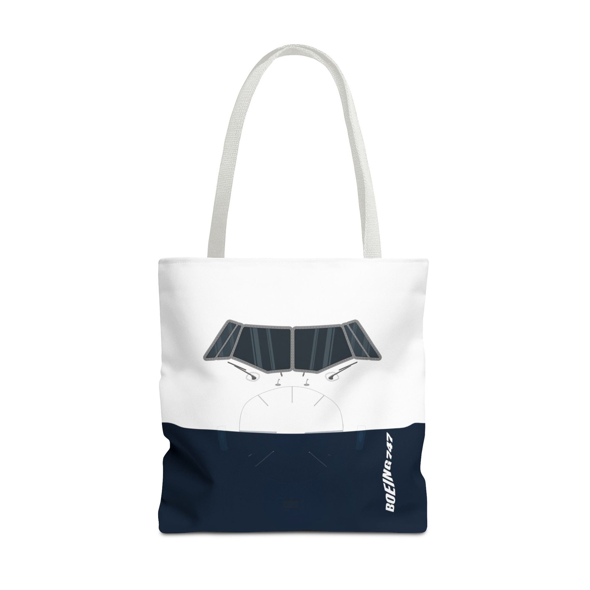 747 Tote Bag — Printed Green Travel Tote