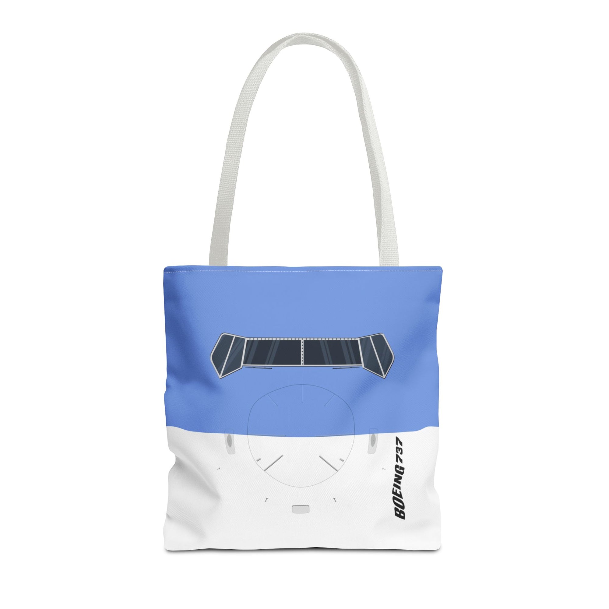 737 Tote Bag — Printed Green Travel Tote