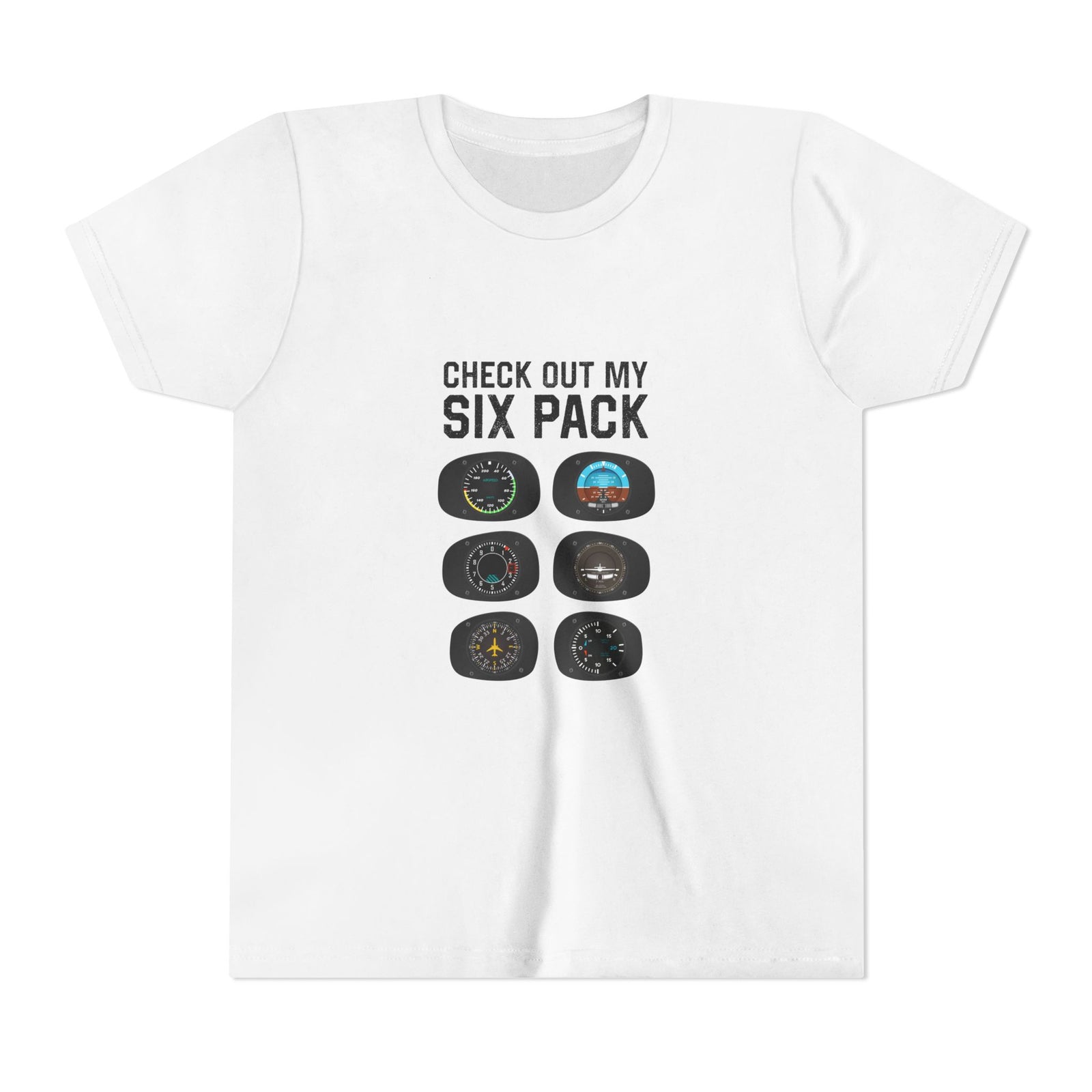 Check Out My Six Pack  - Unisex Youth Short Sleeve Tee