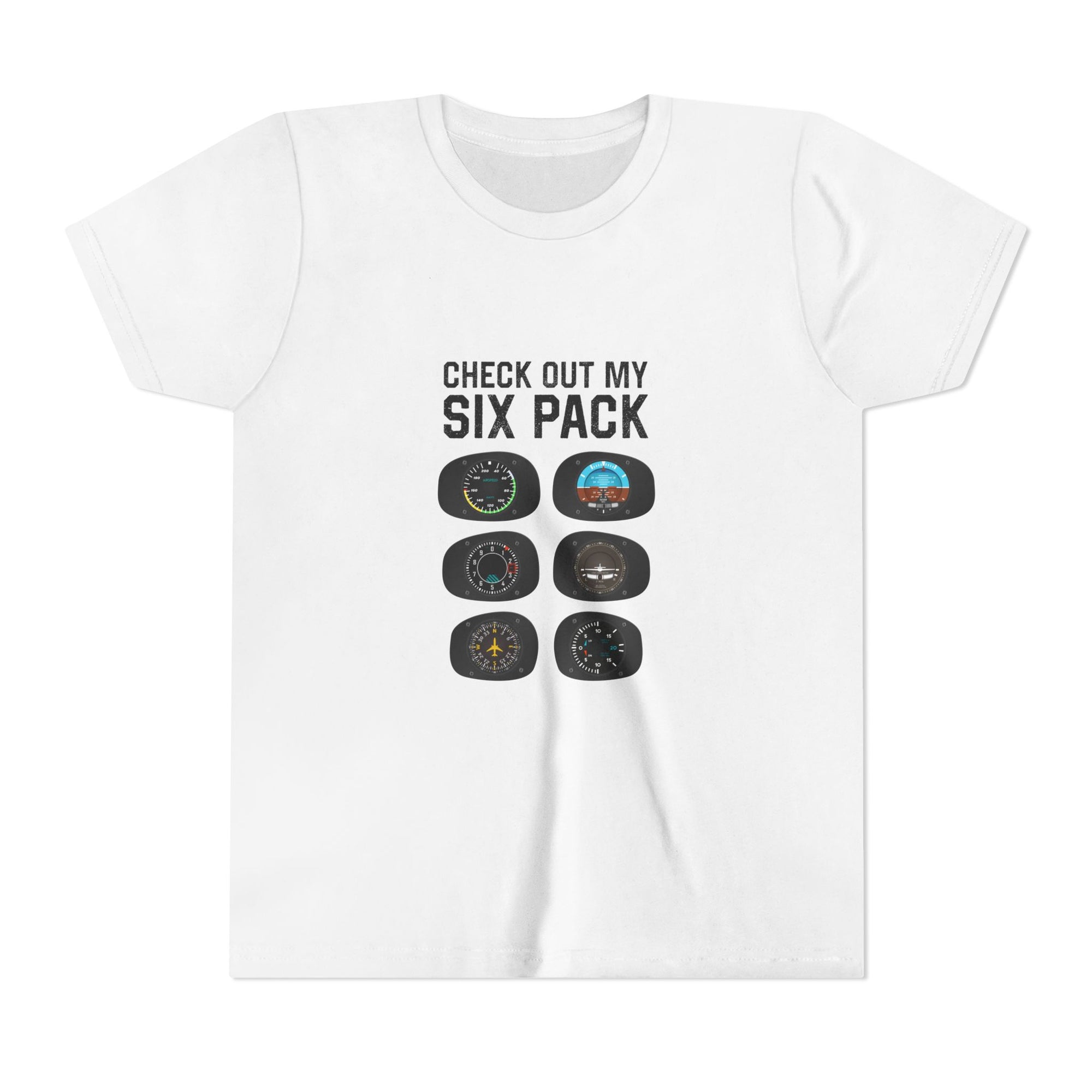 Check Out My Six Pack  - Unisex Youth Short Sleeve Tee