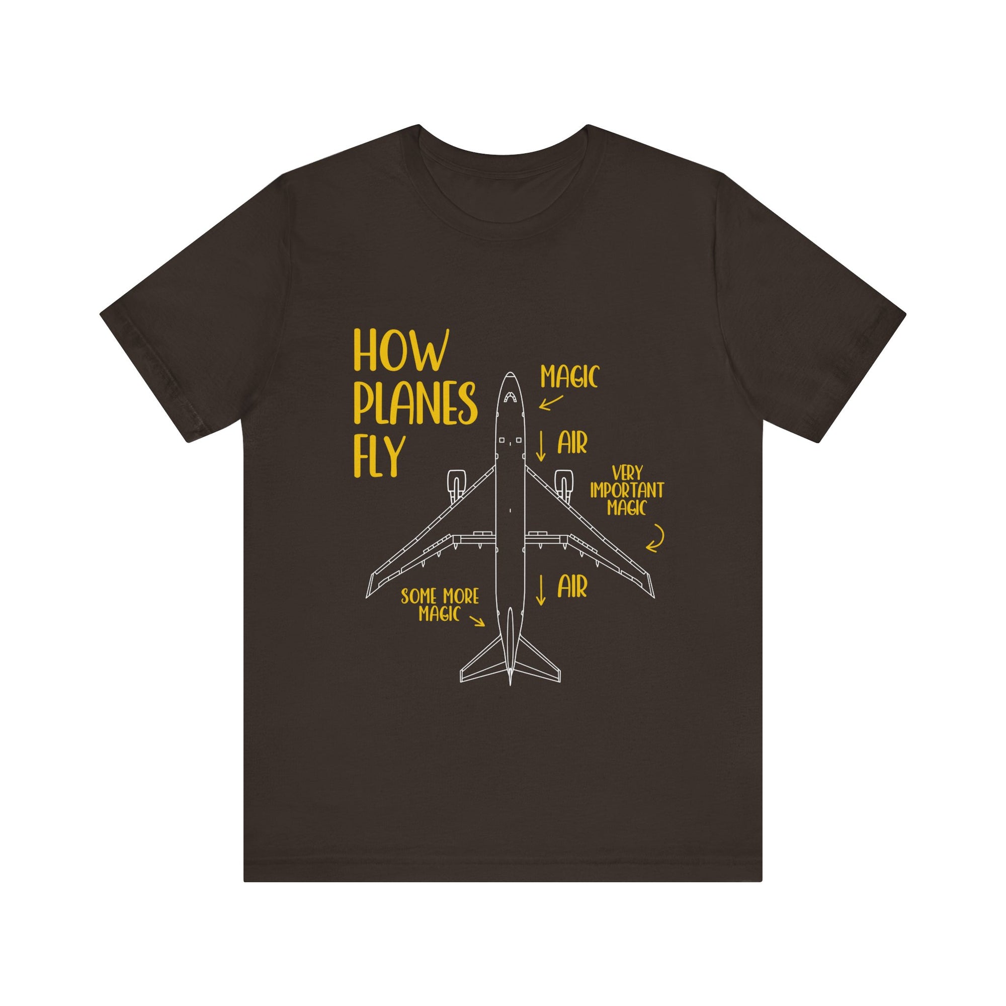 How Planes Fly?  - Unisex Jersey Tee