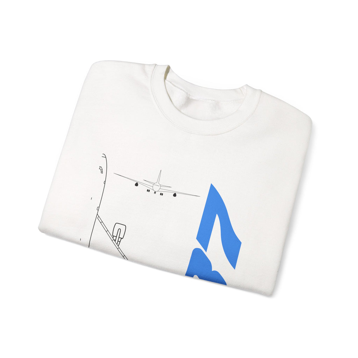 Boeing 787 Crewneck Sweatshirt - Travel Inspiring Cozy Apparel