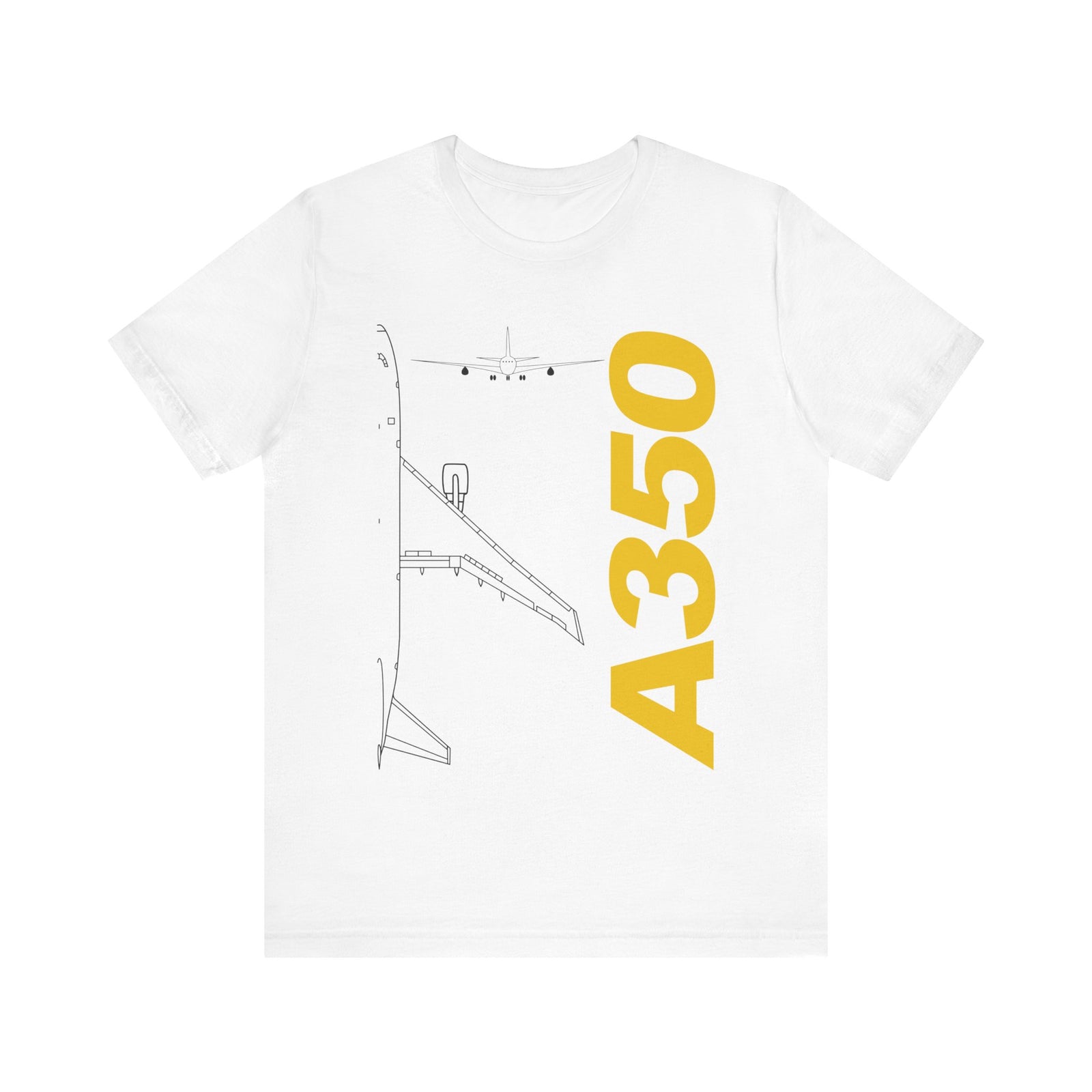 Airbus A350 Unisex Jersey Tee - Perfect for Aviation Enthusiasts