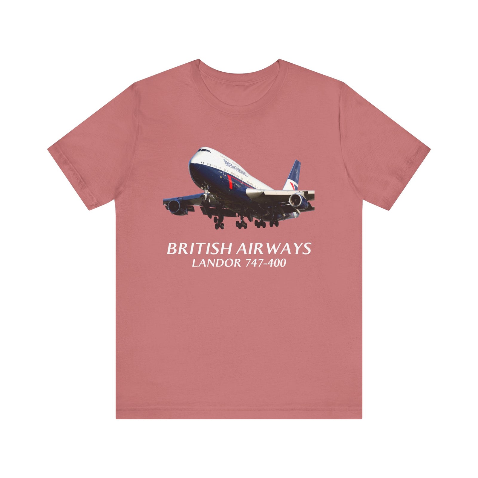 British Airways Landor 747-400   - Unisex Jersey Tee