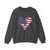 Patriotic Airplanes Heart USA Flag -  Crewneck Sweatshirt