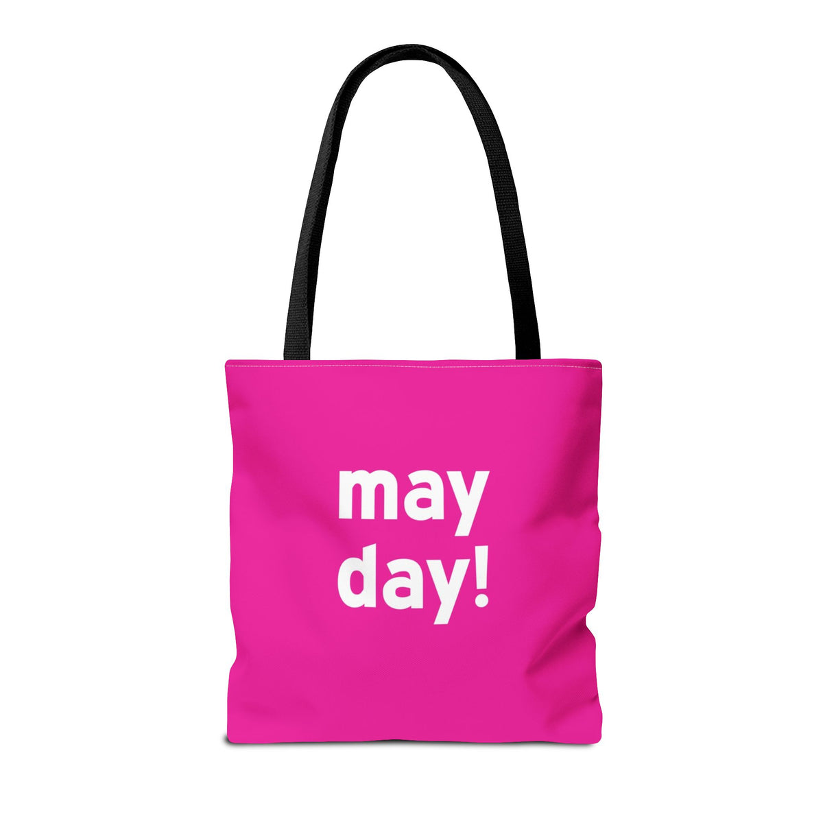 May Day! Tote Bag — Printed Green Travel Tote