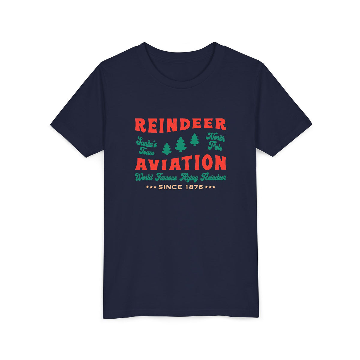 Reindeer Aviation    - Unisex Youth Short Sleeve Tee