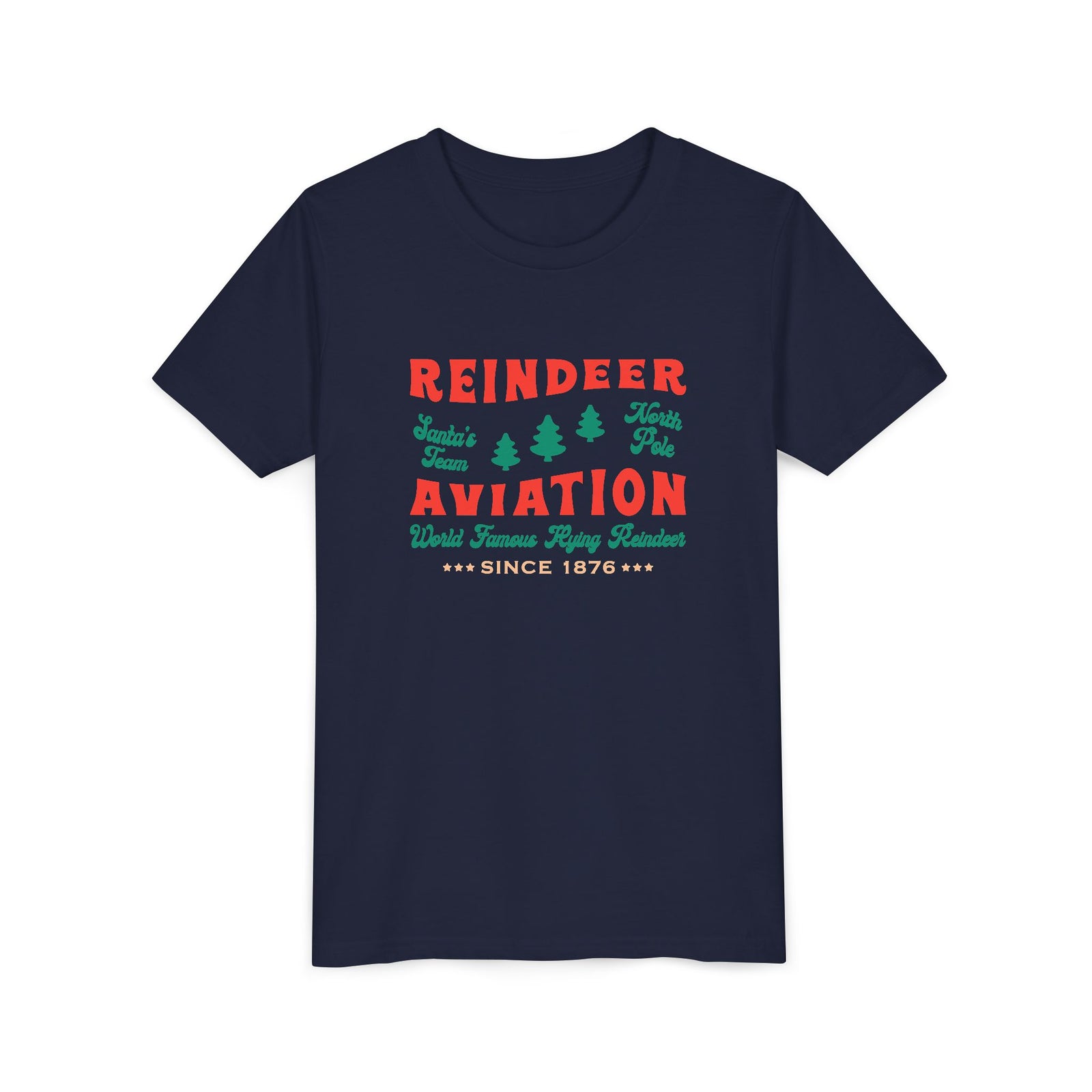 Reindeer Aviation    - Unisex Youth Short Sleeve Tee