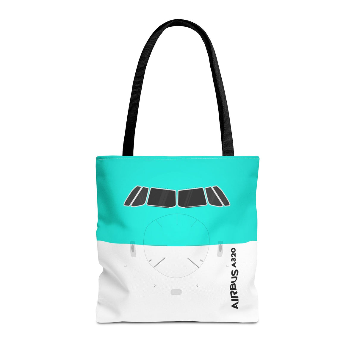 A320 Tote Bag — Printed Green Travel Tote