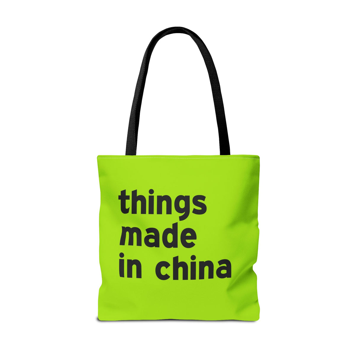 Things Made In China Tote Bag — Printed Green Travel Tote