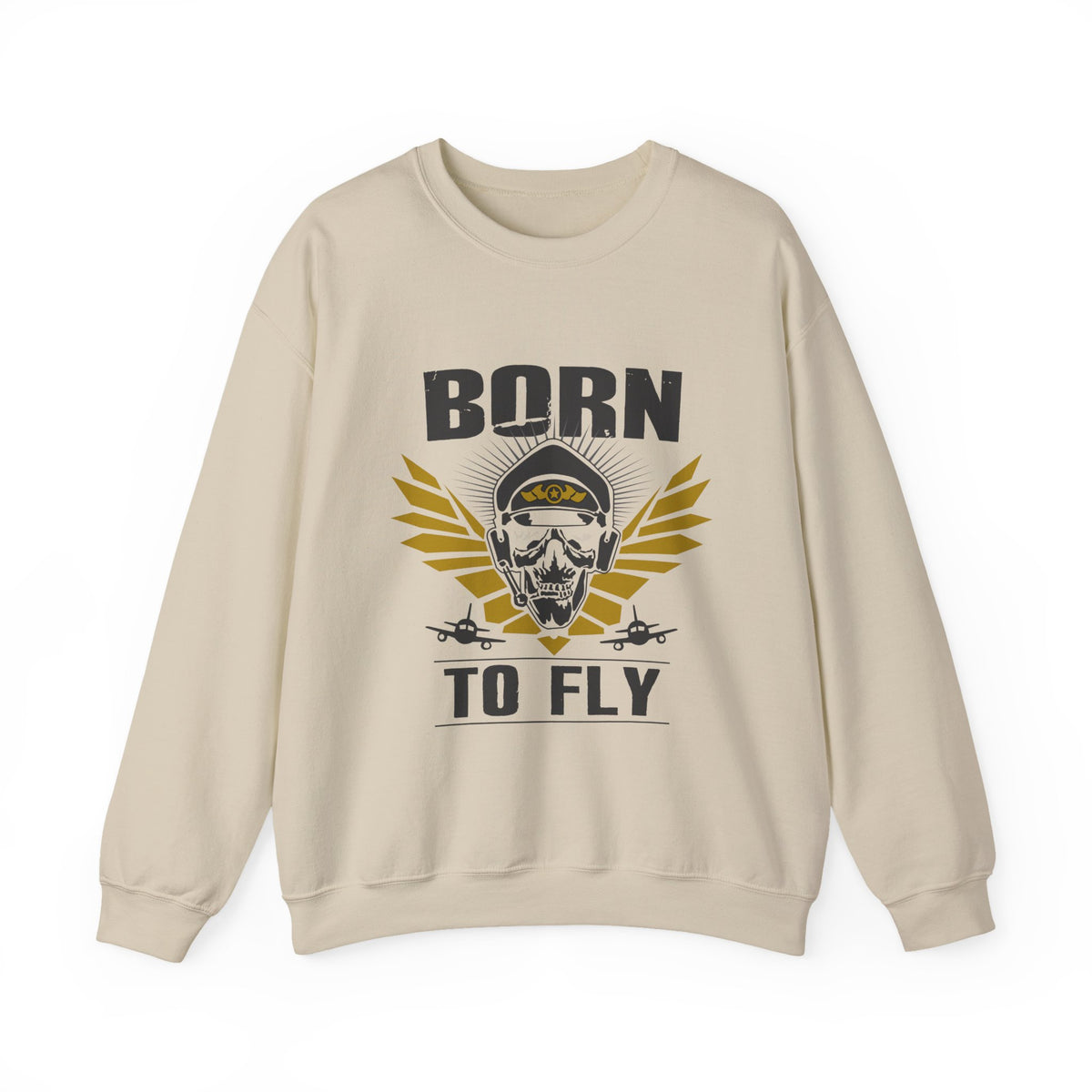 Born To Fly Crewneck Sweatshirt - Travel Inspiring Cozy Apparel