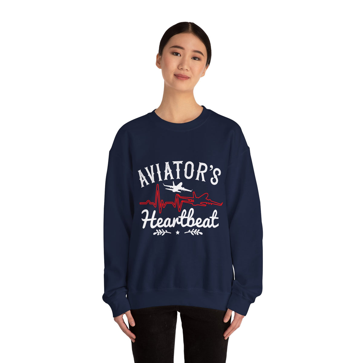 Aviators Heartbeat -  Unisex Crewneck Sweatshirt