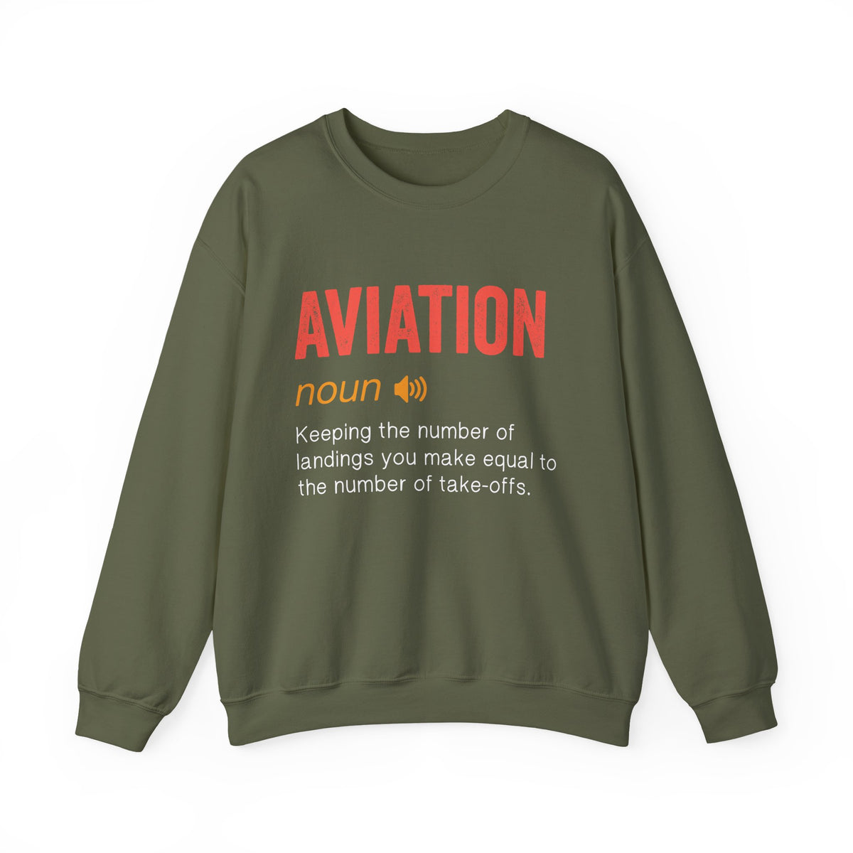 Aviation Noun -  Crewneck Sweatshirt