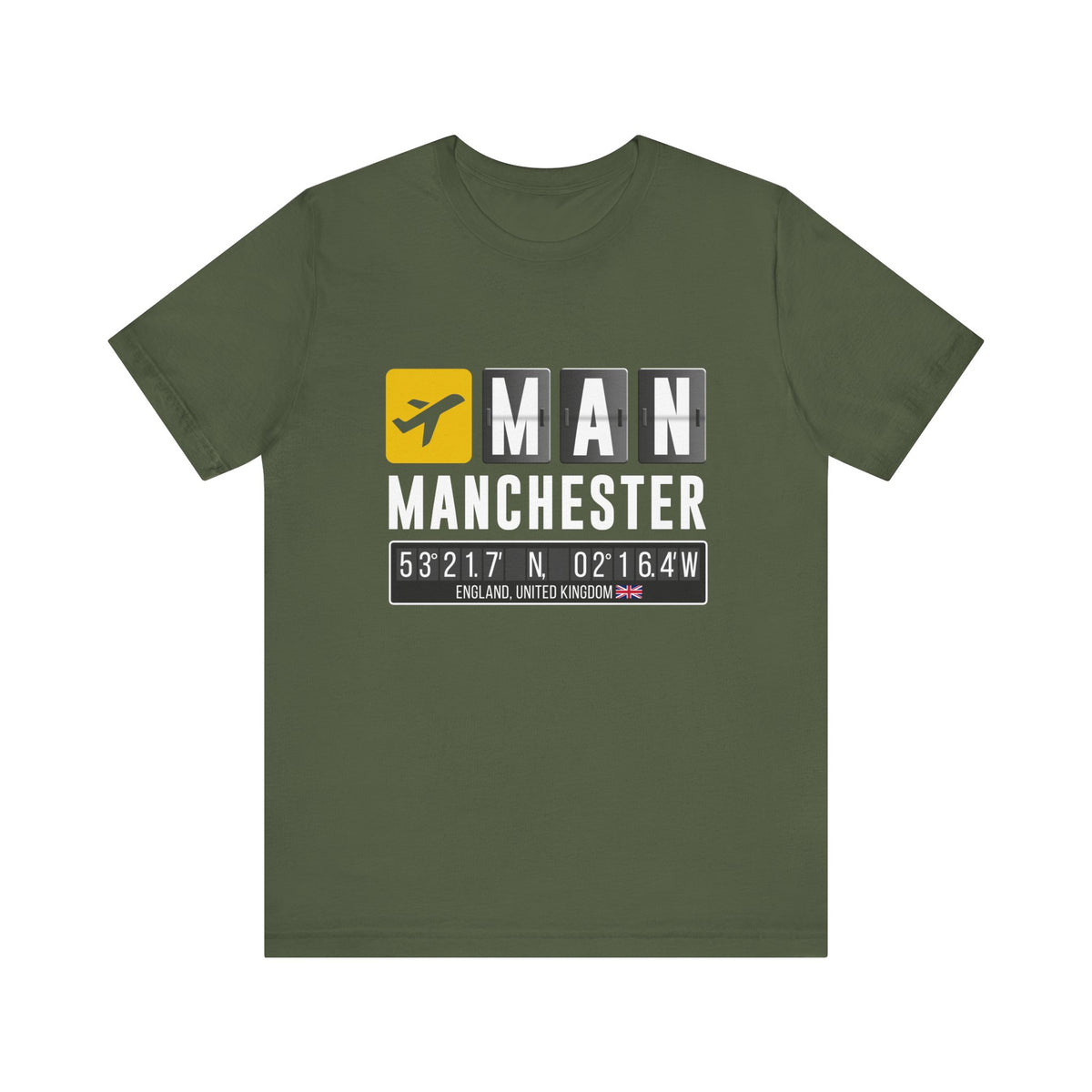 MAN Manchester Airport UK  - Unisex Jersey Tee
