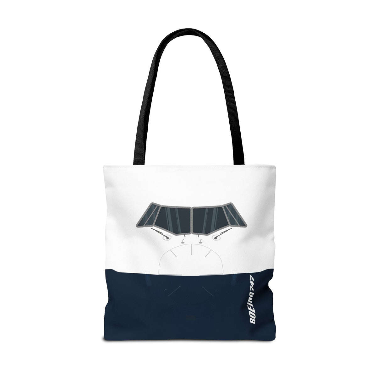 747 Tote Bag — Printed Green Travel Tote