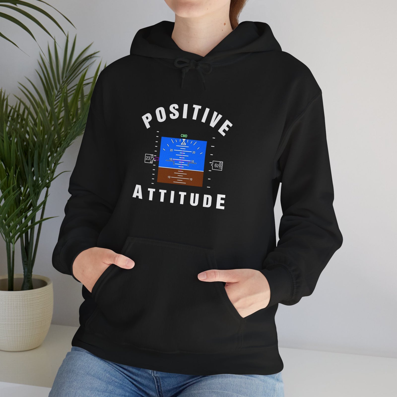 Positive Attitude - Pullover Hoodie