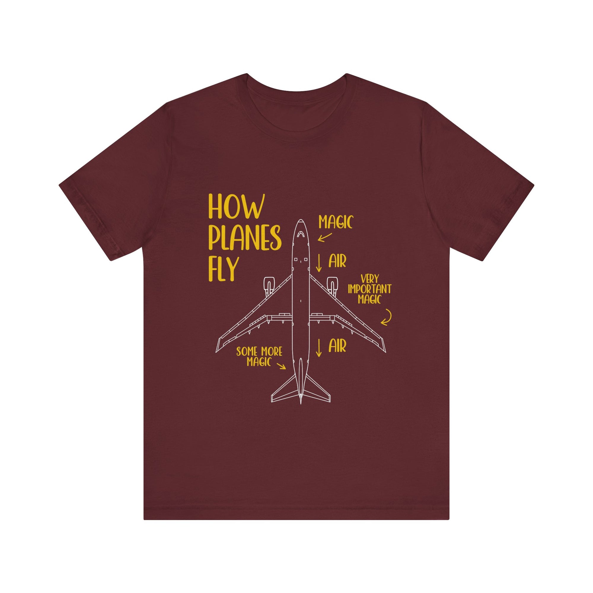 How Planes Fly?  - Unisex Jersey Tee