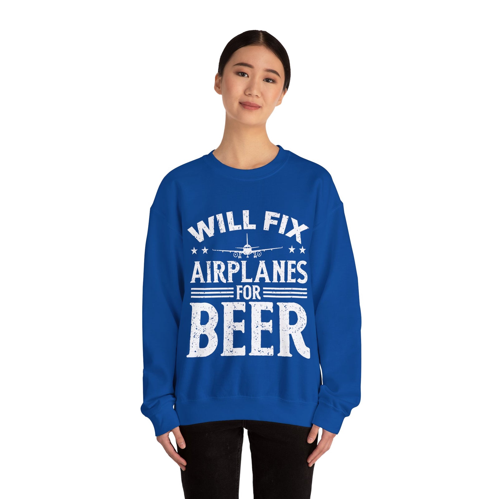 Will Fix Airplanes For Beer -  Unisex Crewneck Sweatshirt