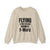 Flying Is My Second Favrite F word Crewneck Sweatshirt - Travel Inspiring Cozy Apparel