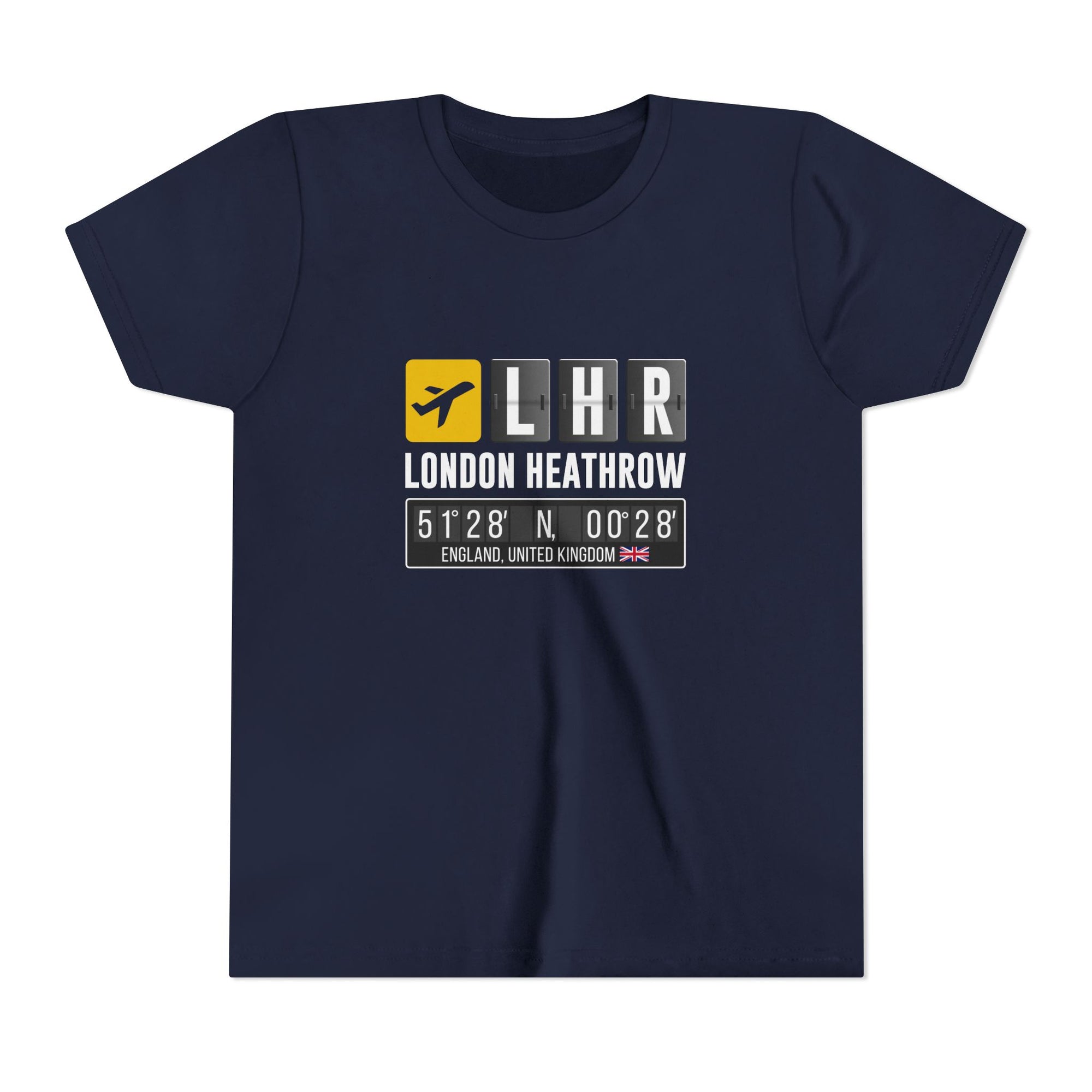 LHR London Heathrow    - Unisex Youth Short Sleeve Tee