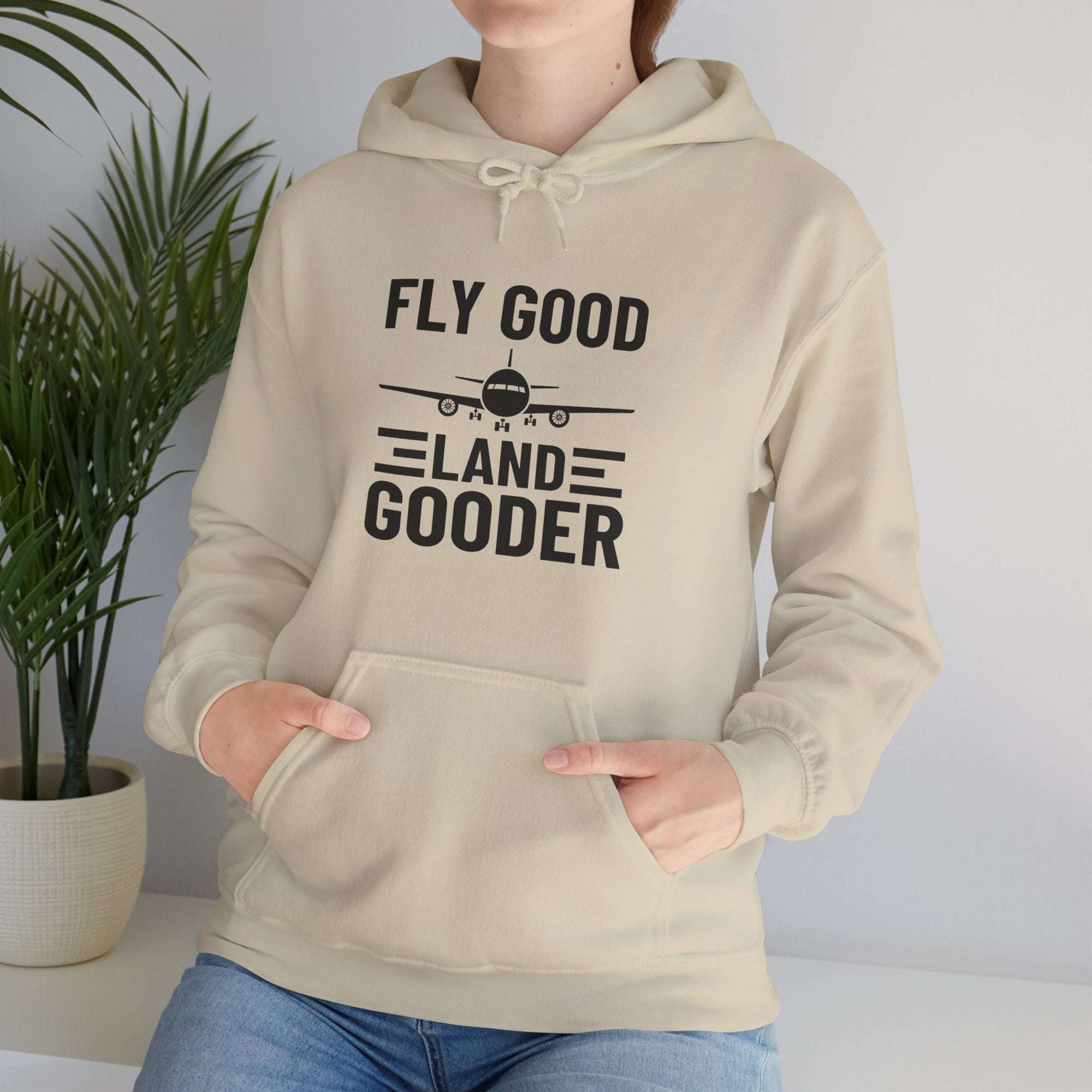 Fly Good Land Gooder  - Pullover Hoodie