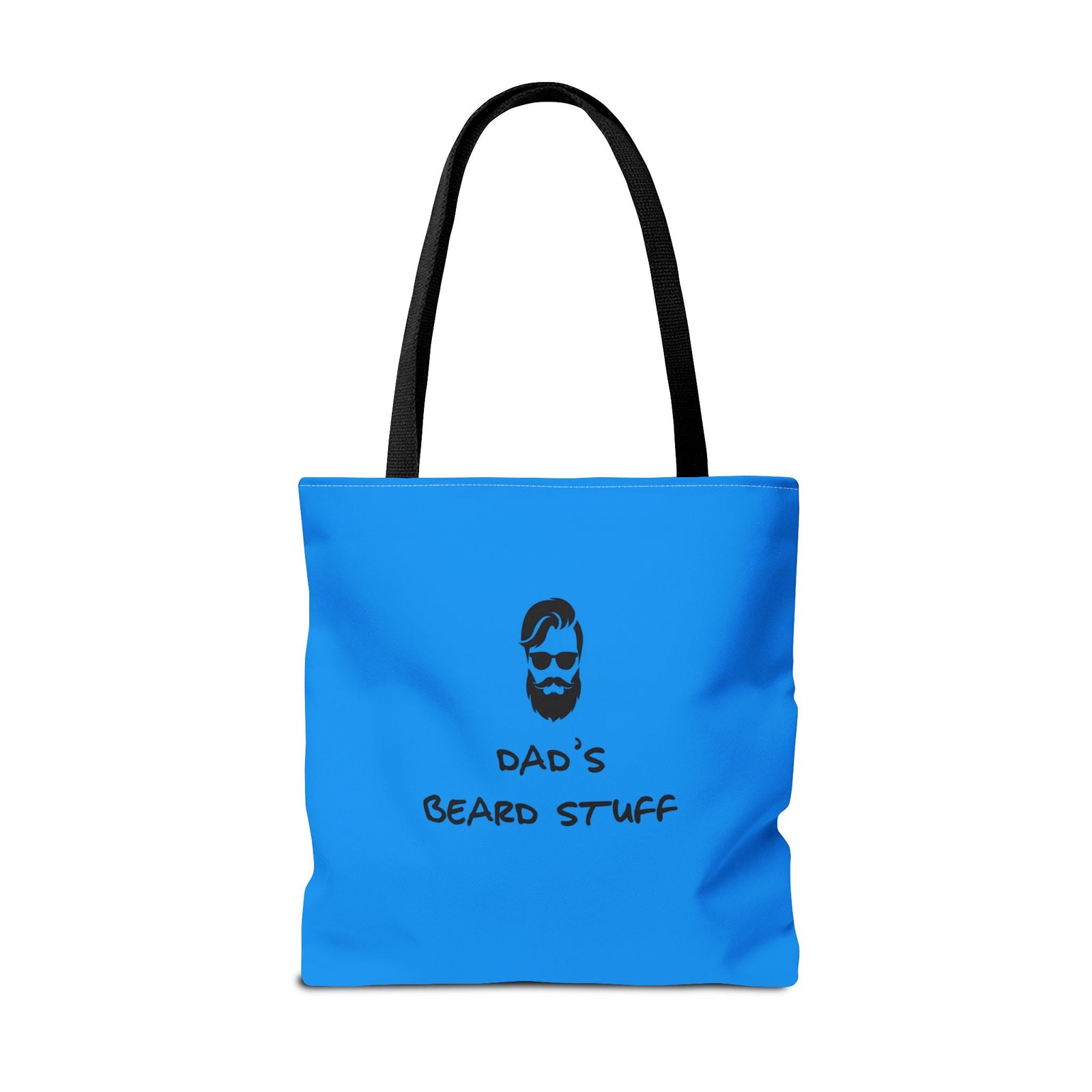 Dads Beard Stuff Tote Bag — Printed Green Travel Tote
