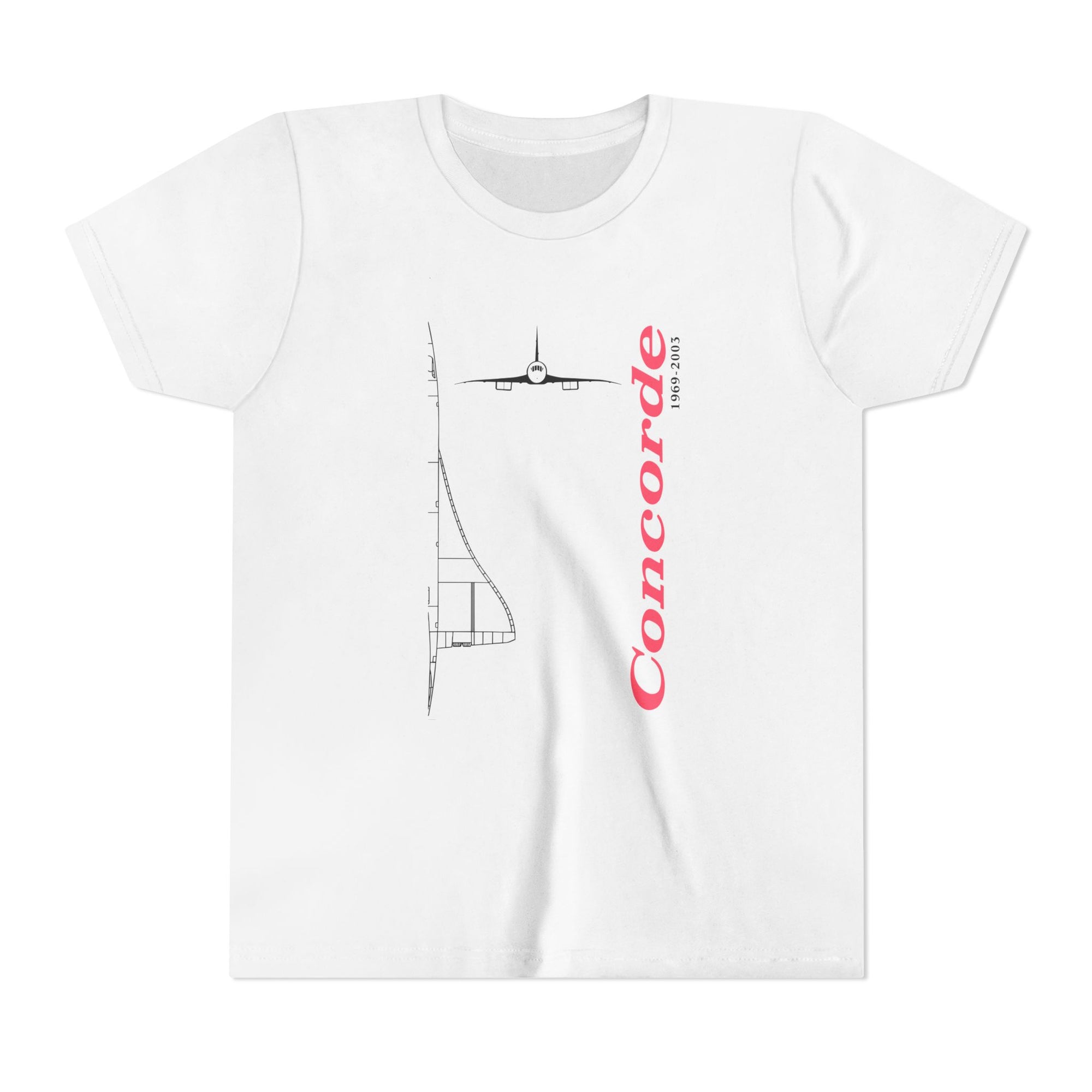 Concorde 1969 to 2003 - Unisex Youth Short Sleeve Tee