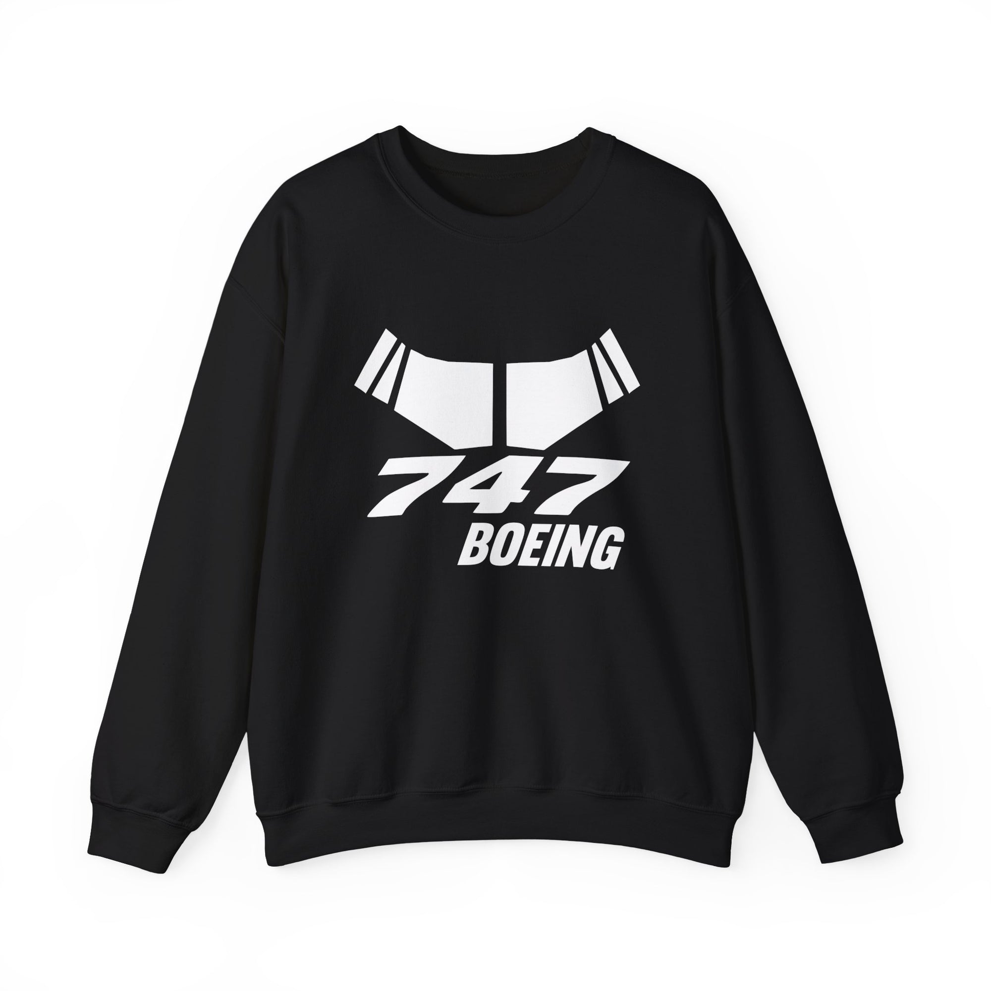 Boeing 747 Windshield Crewneck Sweatshirt - Travel Inspiring Cozy Apparel