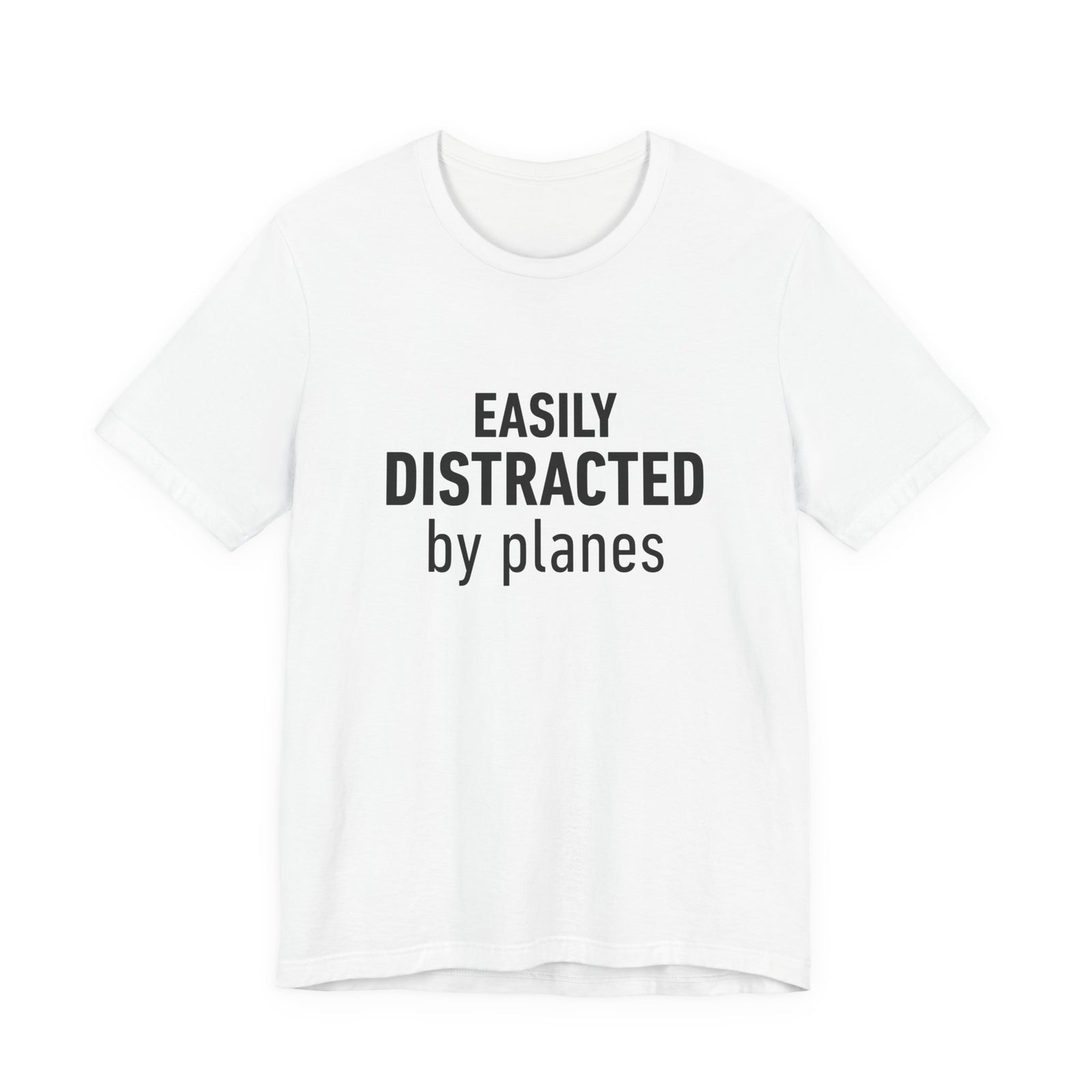 Easily Distracted by Planes - Unisex Jersey Tee