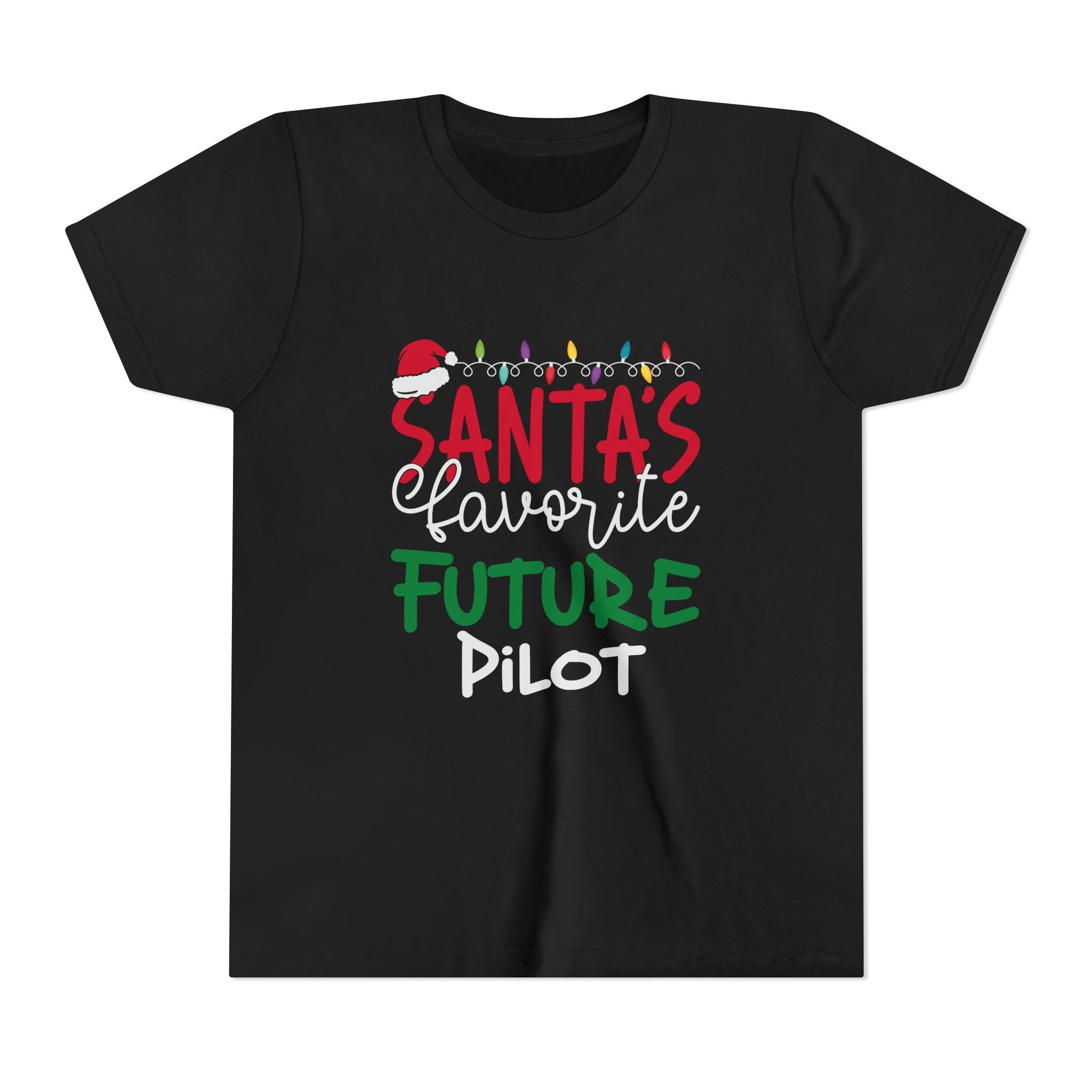 Santa’s favourite future pilot  - Unisex Youth Short Sleeve Tee