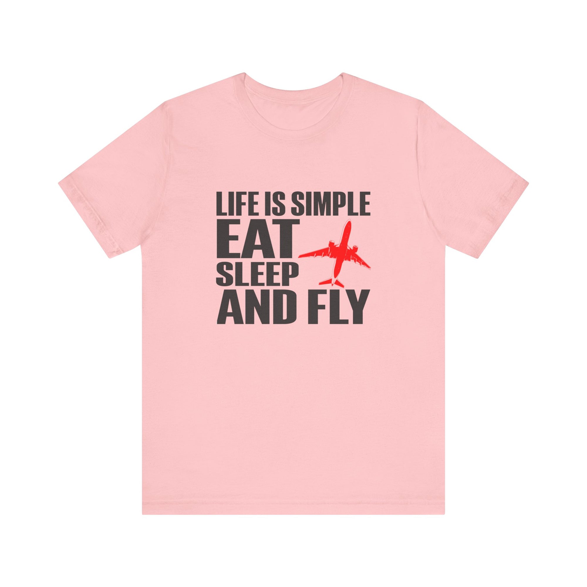 Life Is Simple  Unisex Jersey Tee - Perfect for Aviation Enthusiasts