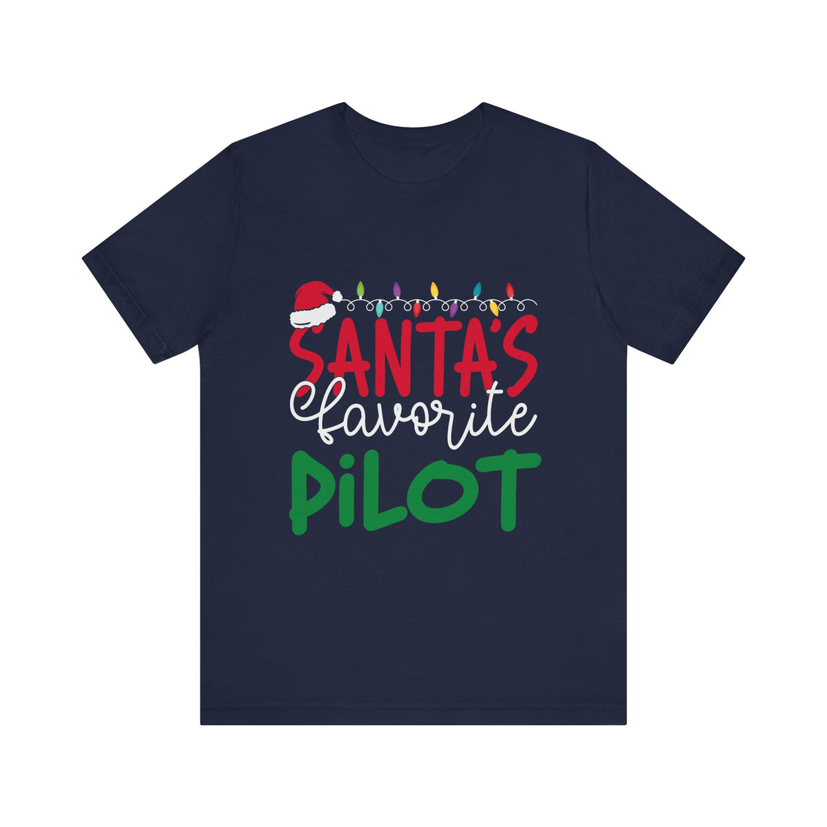 Santa’s favourite pilot Unisex Jersey Tee - Perfect for Aviation Enthusiasts