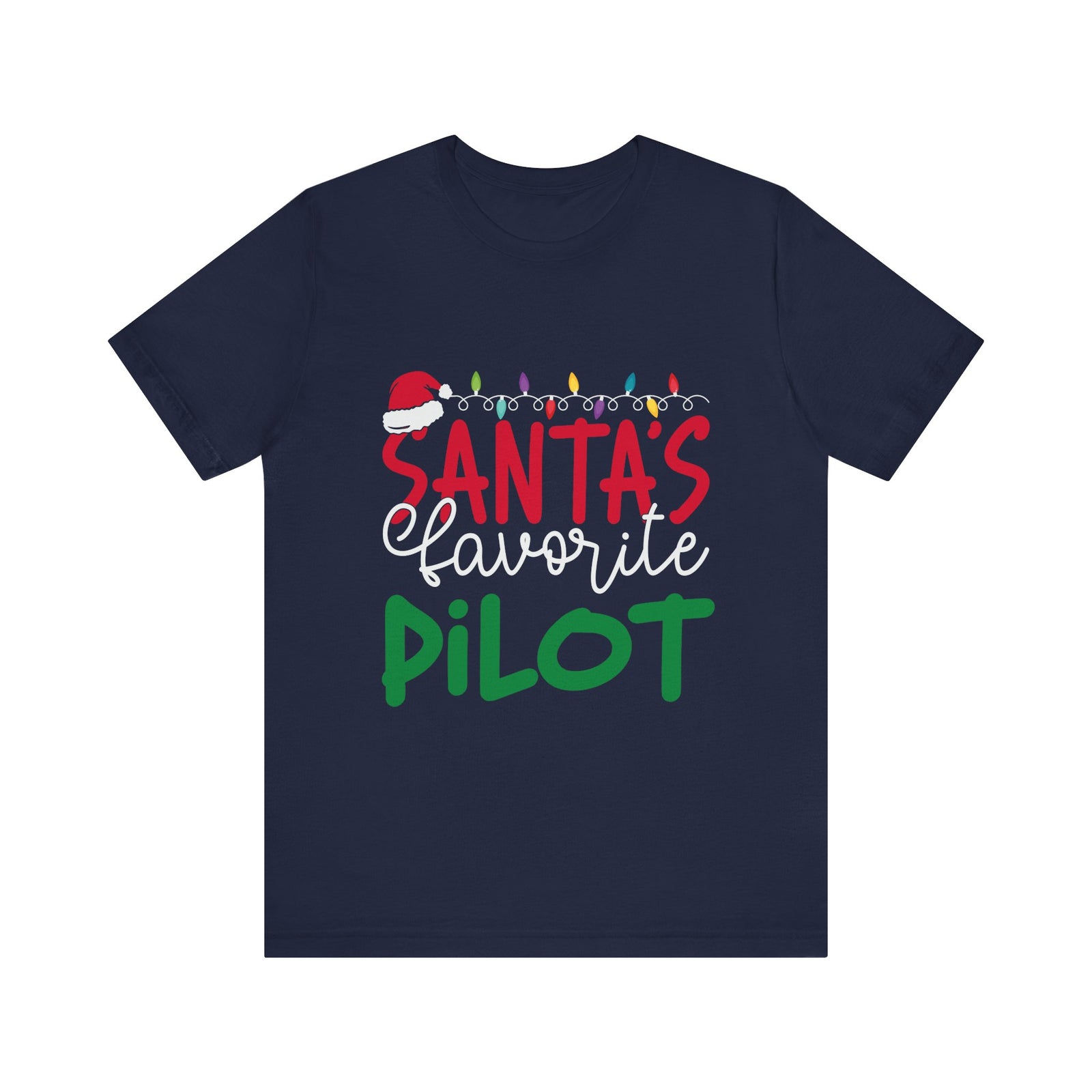 Santa’s favourite pilot Unisex Jersey Tee - Perfect for Aviation Enthusiasts