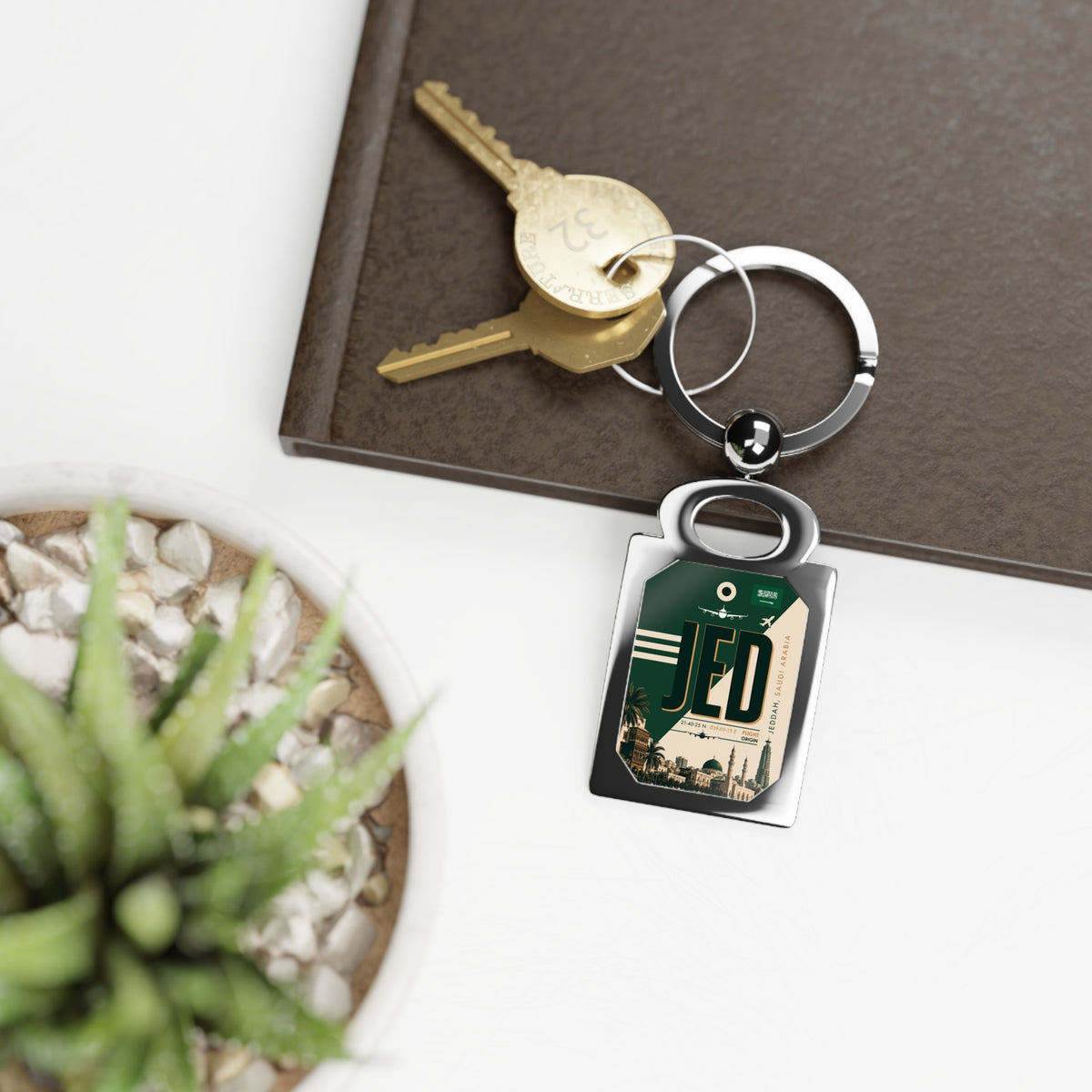 JED - Rectangle Keyring