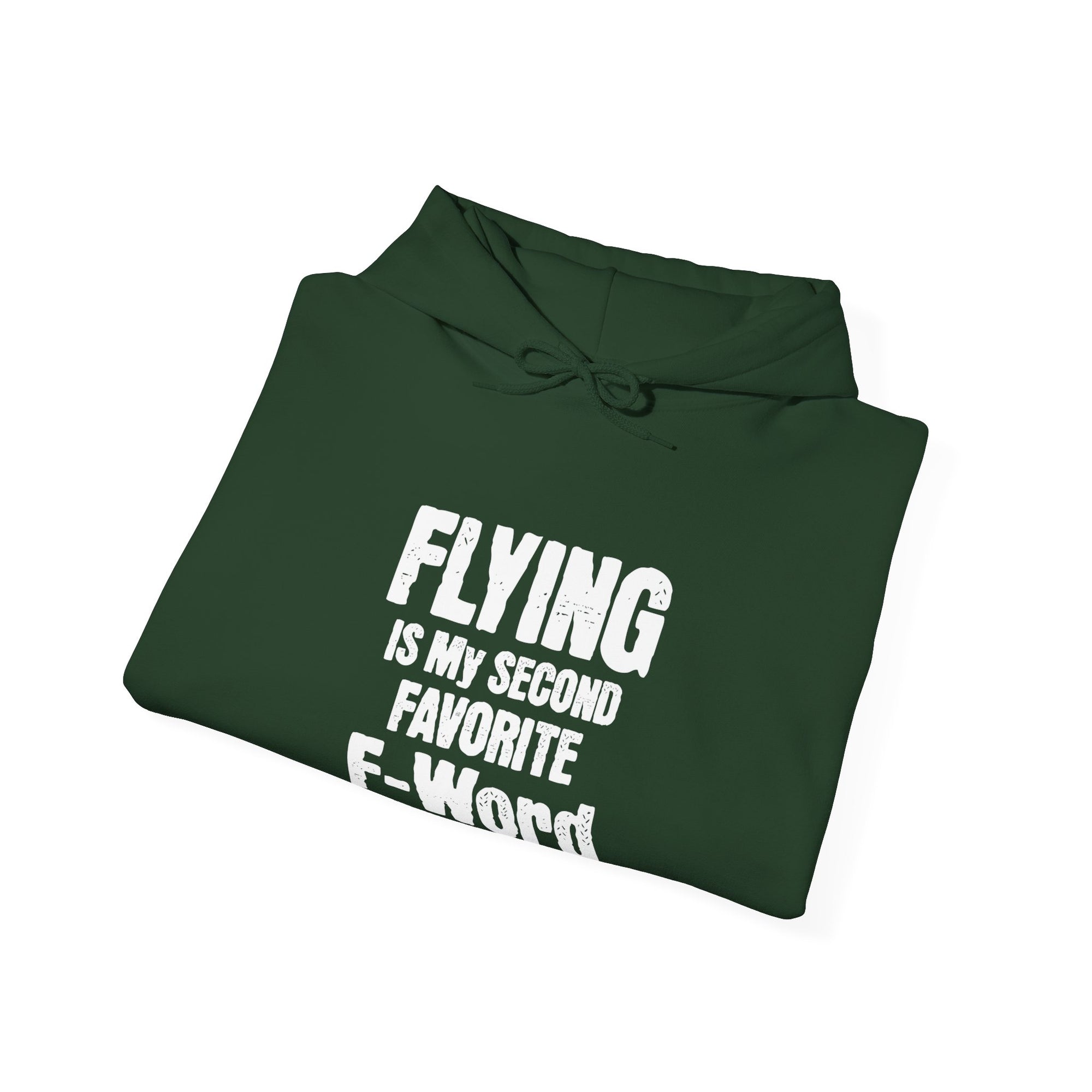 Flying Is My Second Favrite Word  - Pullover Hoodie