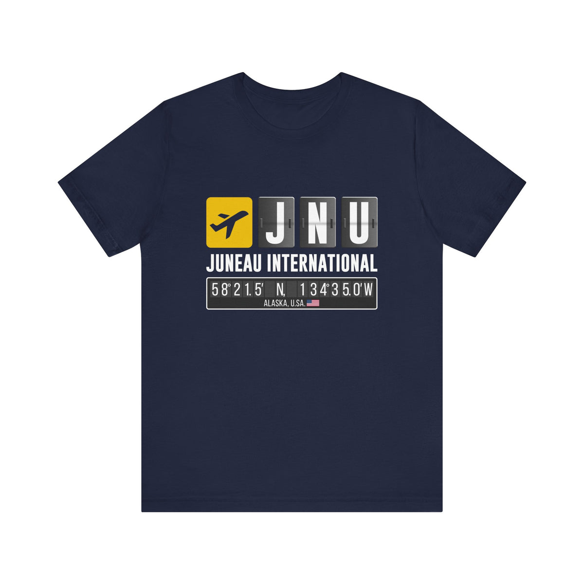 JNU Juneau International Airport - Unisex Jersey Tee