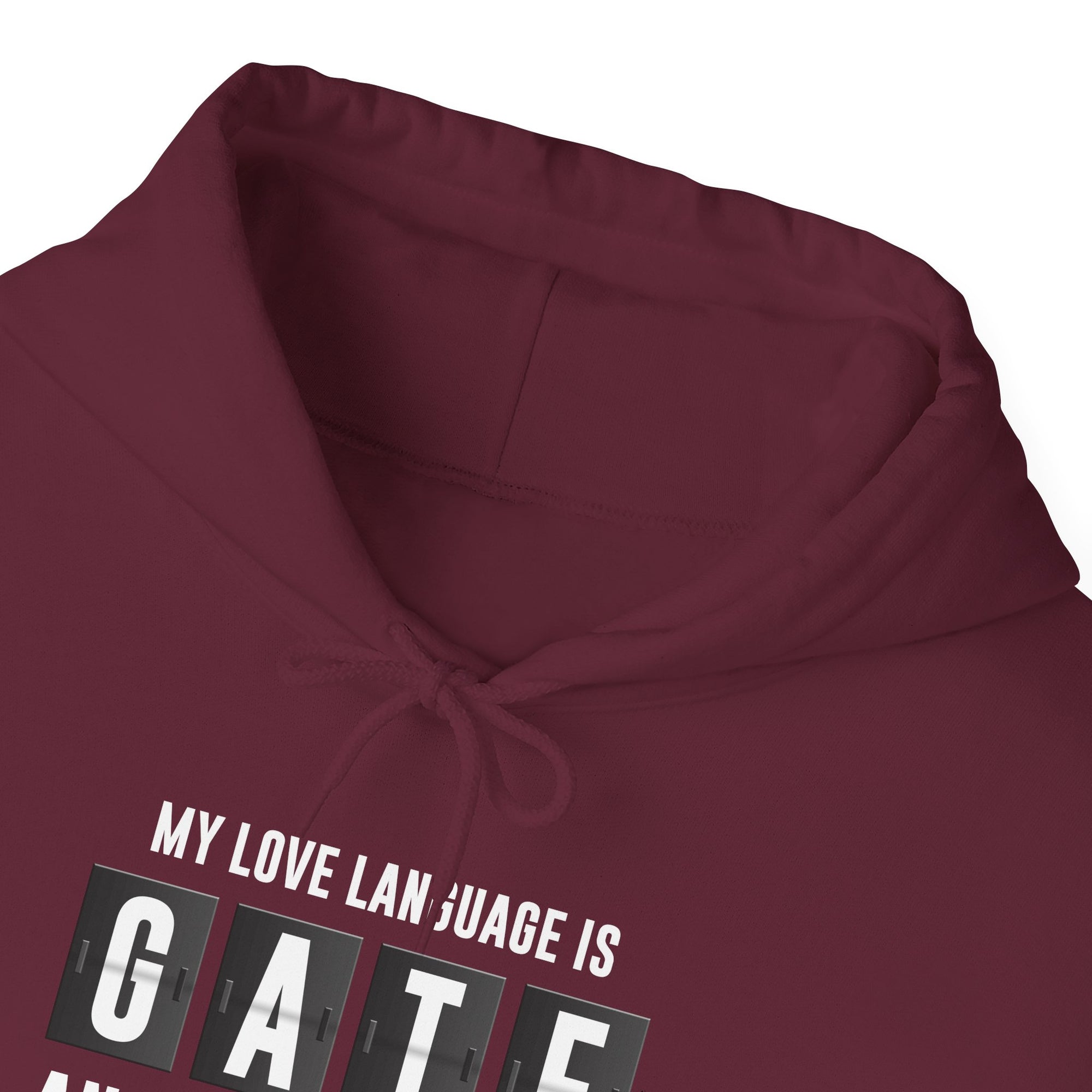 My Love Language Is Gate Announcement - Pullover Hoodie