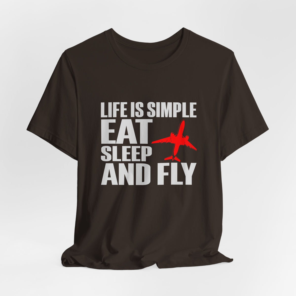Life Is Simple  Unisex Jersey Tee - Perfect for Aviation Enthusiasts