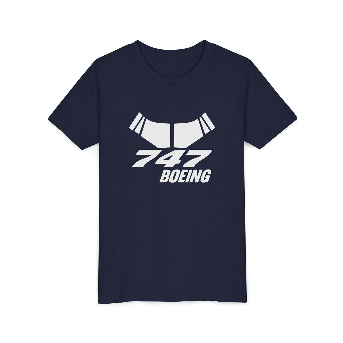 Boeing 747 - Unisex Youth Short Sleeve Tee