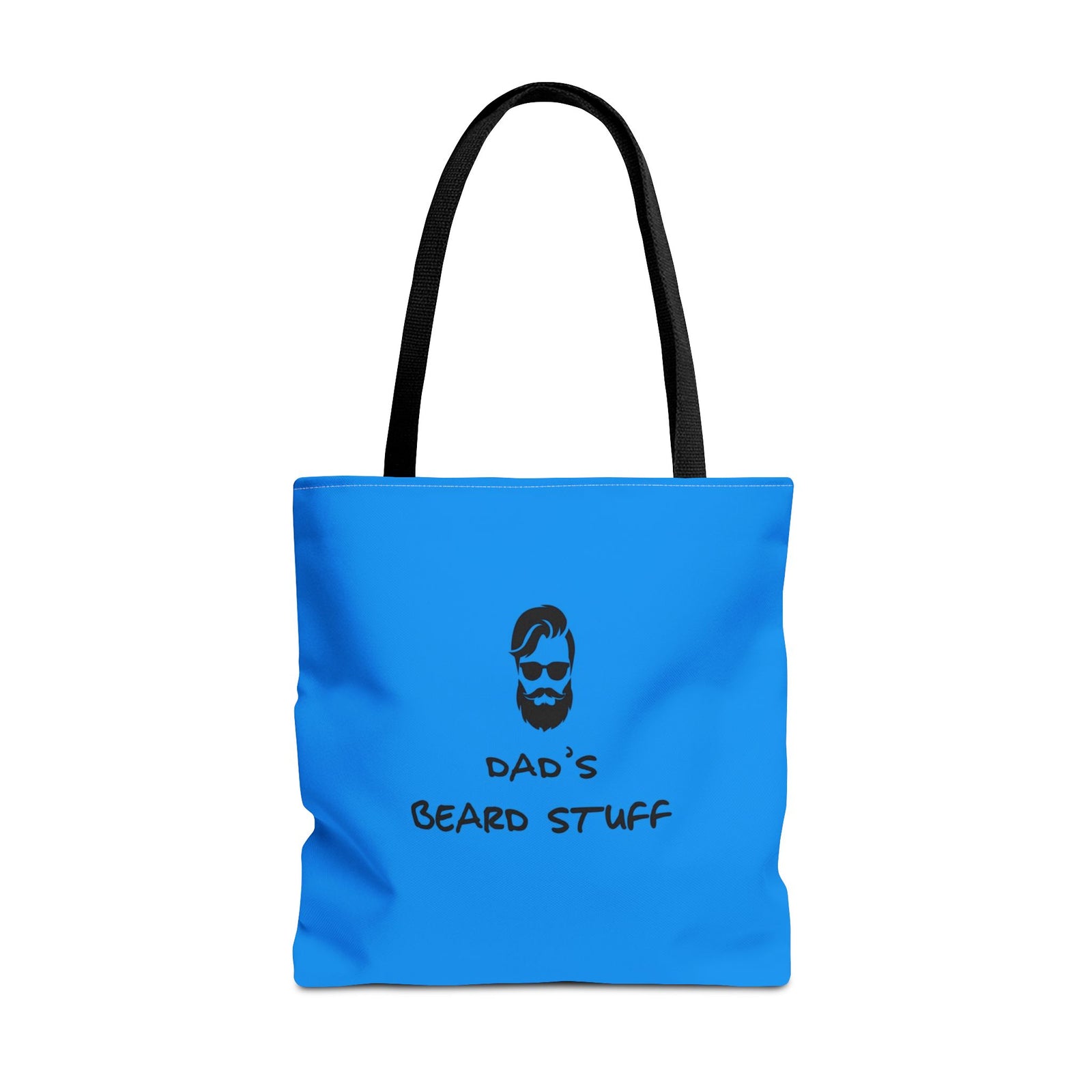Dads Beard Stuff Tote Bag — Printed Green Travel Tote