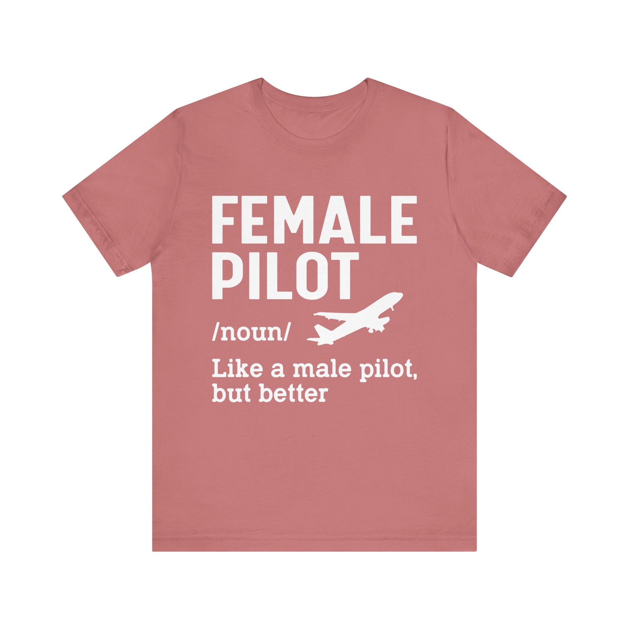 Female Pilot - Unisex Jersey Tee
